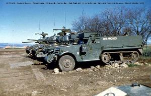 Le Telagh - Route de Bossuet - Ferme Boujon - 9e Hussards - Blindes du 3e Escadron - 1959